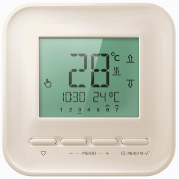 "ТЕПЛОЛЮКС" 515 Терморегулятор для теплого пола кремовый