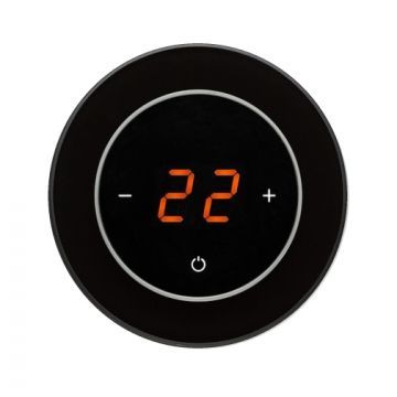 Терморегулятор AURA RONDA 9005 BLACK CLASSIC