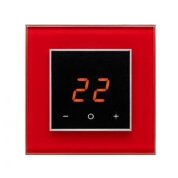 Терморегулятор AURA ORTO 1586 RED LUMINOUS