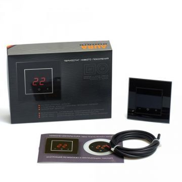 Терморегулятор AURA ORTO 9005 BLACK CLASSIC